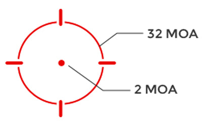 Holosun EPS Carry MRS Enclosed Pistol Sight - Red