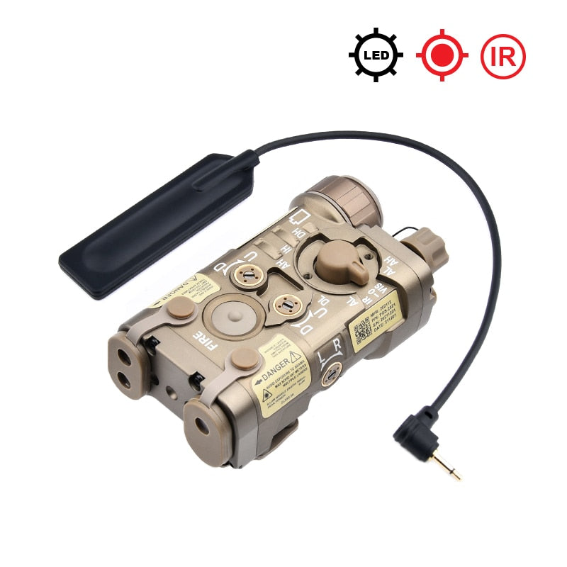 WADSN Tactical NGAL Red/Green Laser, IR, Flashlight (Metal Version) for Airsoft