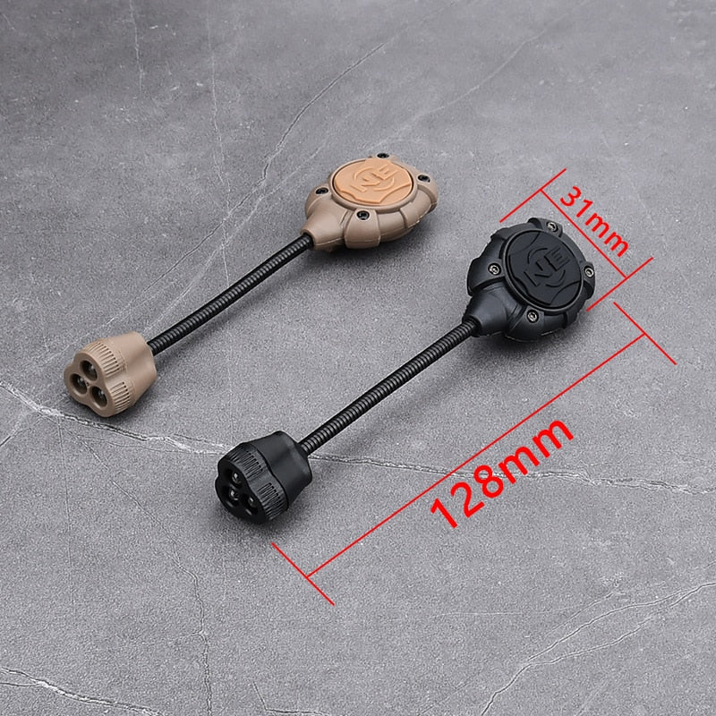 WADSN Tactical Helmet Strobe Light 3 Mode LED Helmet Light