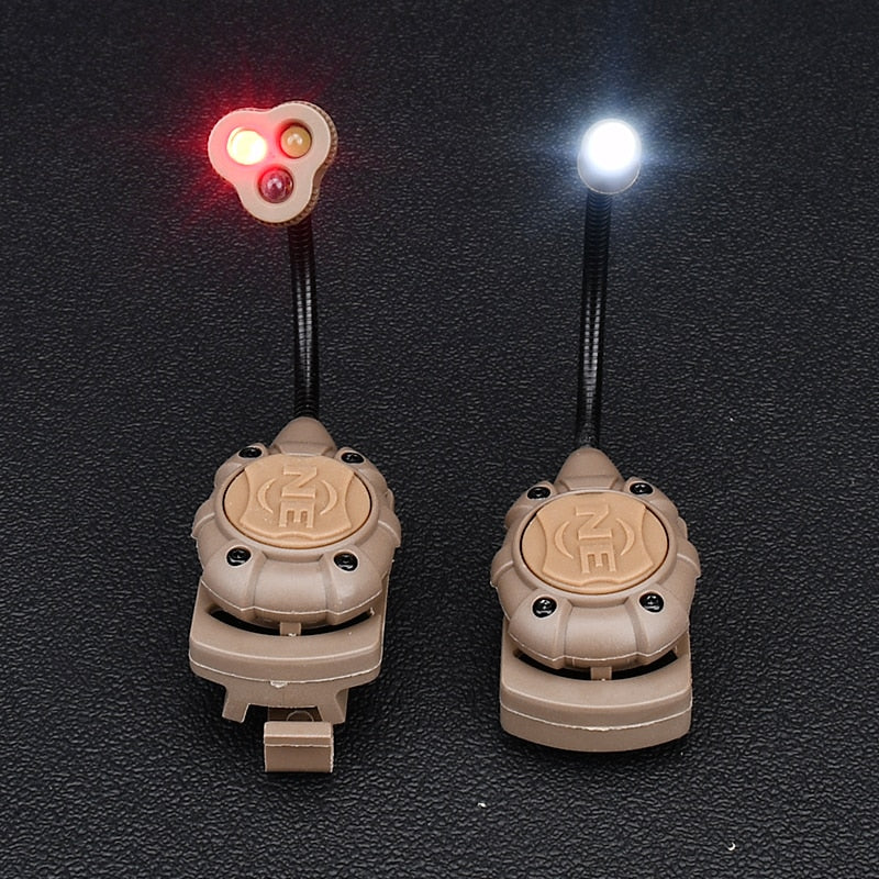 WADSN Tactical Helmet Strobe Light 3 Mode LED Helmet Light