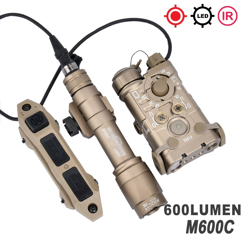 WADSN Tactical NGAL Red/Green Laser, IR, Flashlight (Metal Version) for Airsoft
