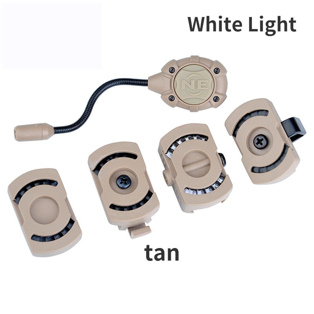 WADSN Tactical Helmet Strobe Light 3 Mode LED Helmet Light