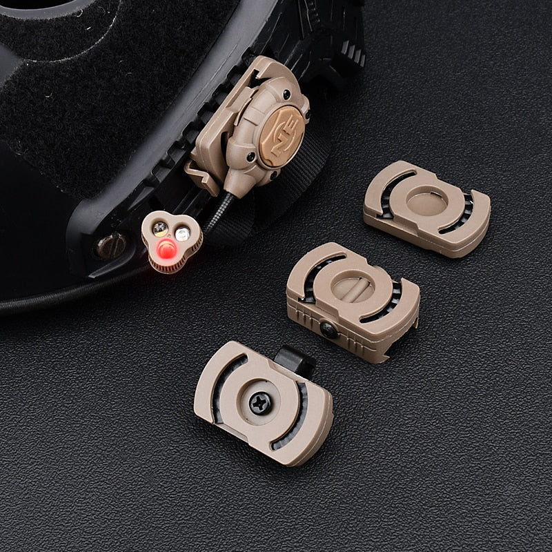 WADSN Tactical Helmet Strobe Light 3 Mode LED Helmet Light
