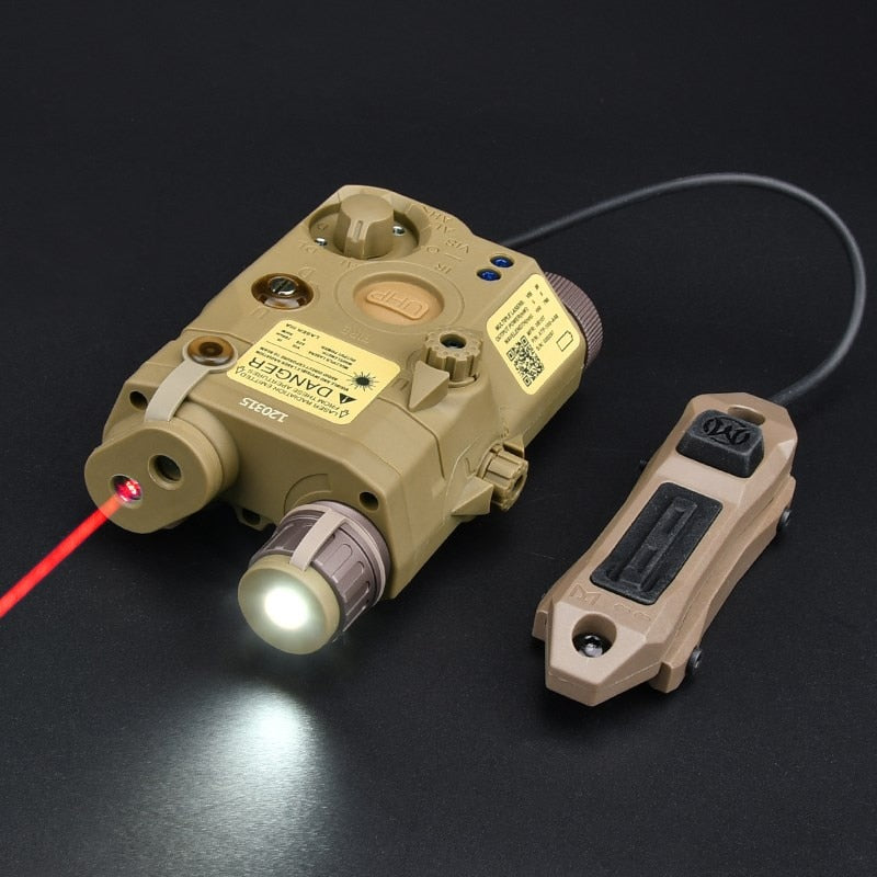 WADSN Tactical PEQ15 IR Illuminator, Flashlight, Green/Red Dot Laser