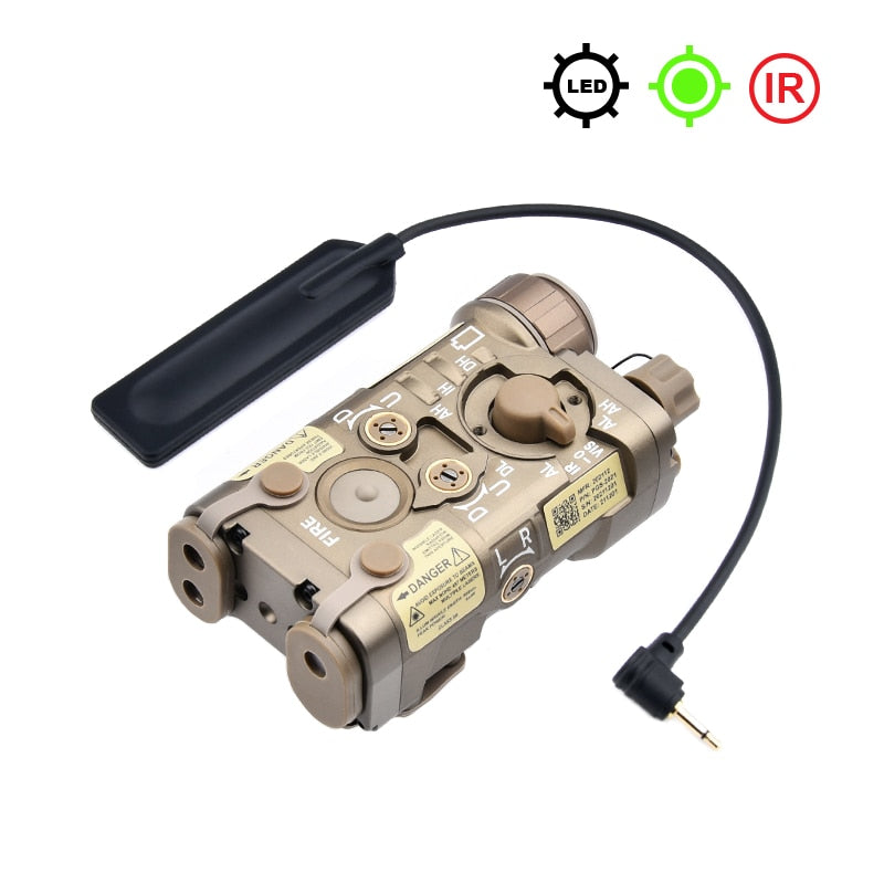 WADSN Tactical NGAL Red/Green Laser, IR, Flashlight (Metal Version) for Airsoft