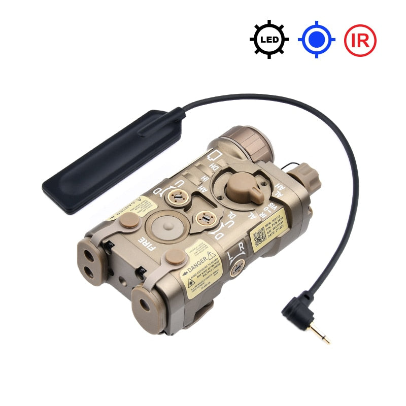 WADSN Tactical NGAL Red/Green Laser, IR, Flashlight (Metal Version) for Airsoft