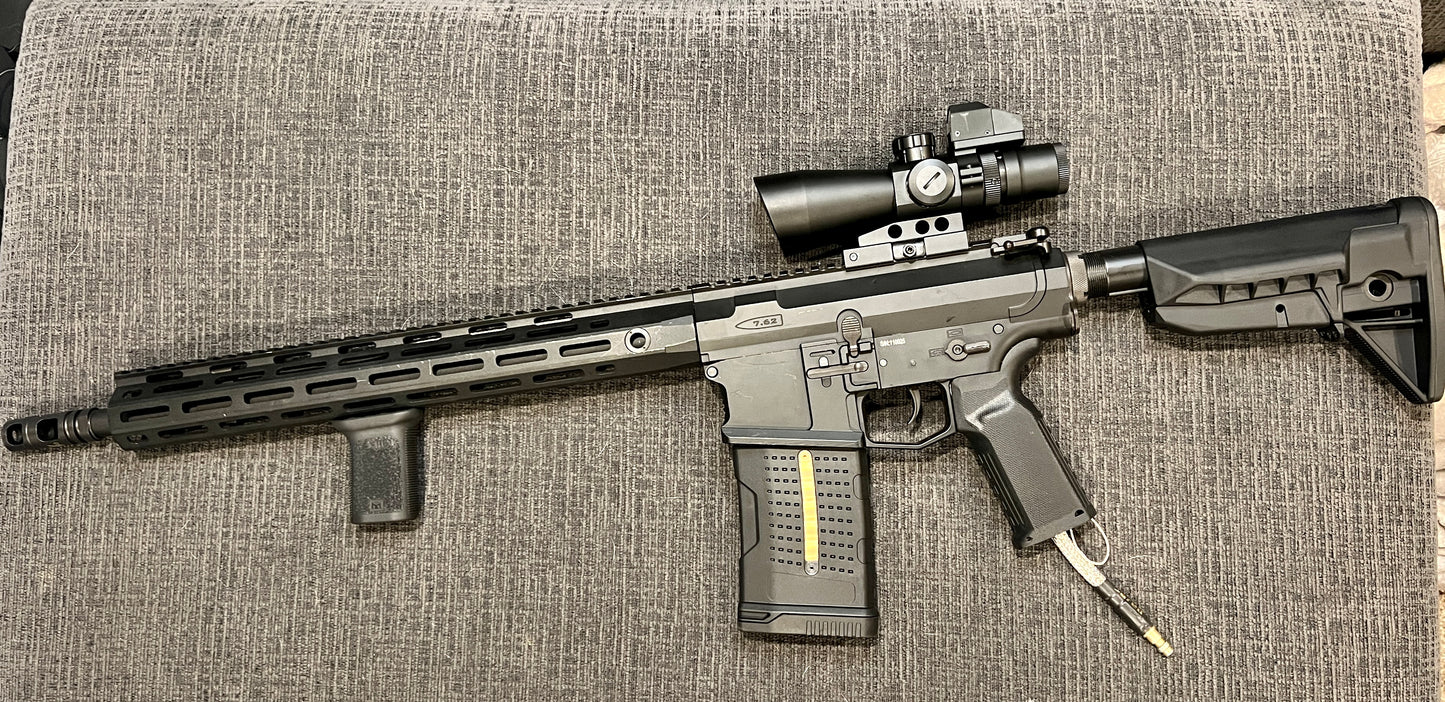 CYMA Platinum SR-25 14.5" M-LOK HPA DMR w/ Polarstar Kythera *Pre-Owned*