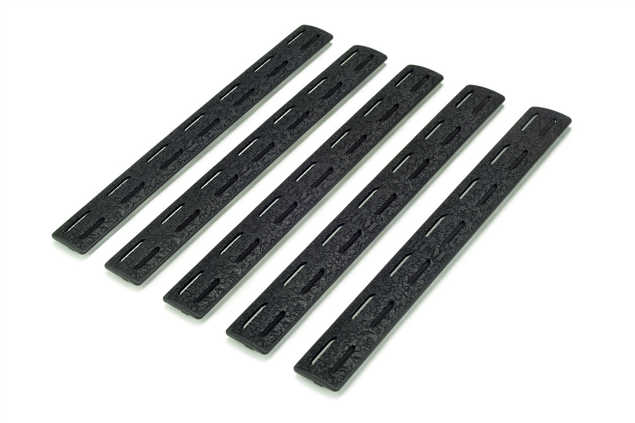 BCM GUNFIGHTER M-LOK RAIL PANEL KIT, 5.5-INCH FIVE PACK