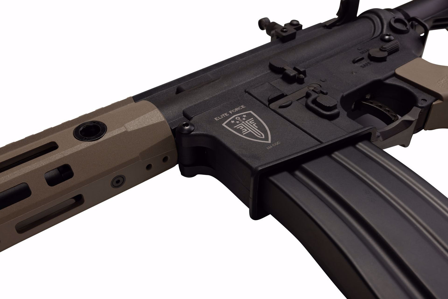 Elite Force CQCX M4 AEG with EYETRACE (Black/Tan)