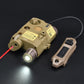 WADSN Tactical PEQ15 IR Illuminator, Flashlight, Green/Red Dot Laser